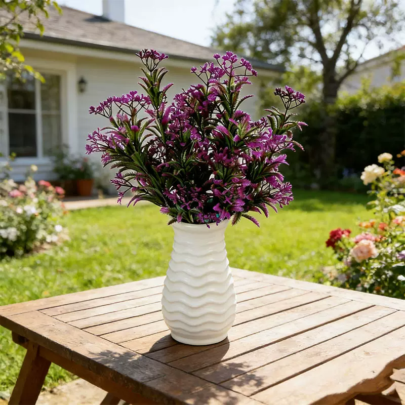 照屏仿真花批发通用满天星塑料花插花搭配绿植小把花和植物墙假花