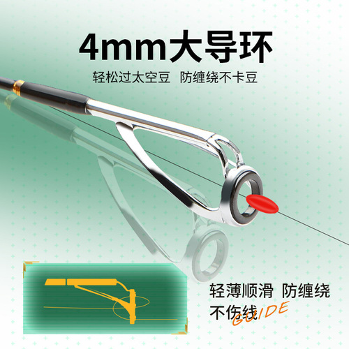 Road slide rod wholesale large guide ring carbon lure rod L-adjusted solid rod slightly slider rod lure slide drift rod lure rod