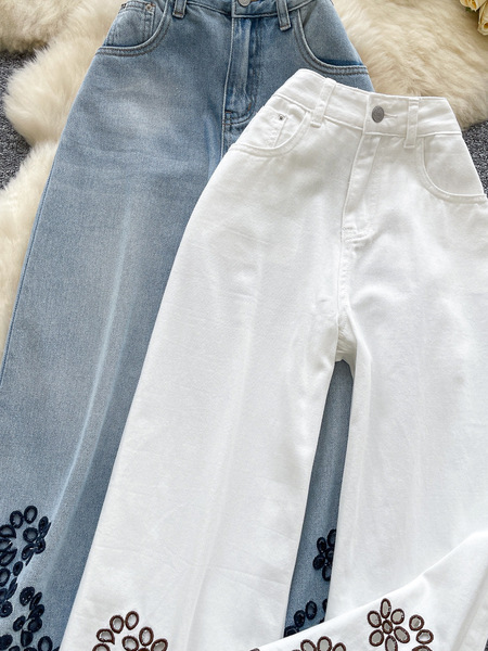 Ethnic retro jeans