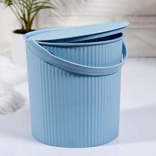 Thickened Storage Bucket with Lid Bath Stool Bucket Fishing Bucket Portable Bucket Storage Bucket for Bathing Household Bucket