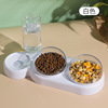 Wholesale cat bowl drink water feeds three bowls of three bowls of three bowls, three -usable water drinking water heater cross -border cat food pot cat bowl dog bowl