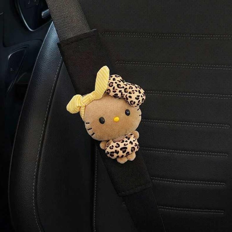 Car Seat Belt Shoulder Pads for Women, Cute and Soft, Anti-Neck Strangulation, Couple's Car Protection and Decorative Covers