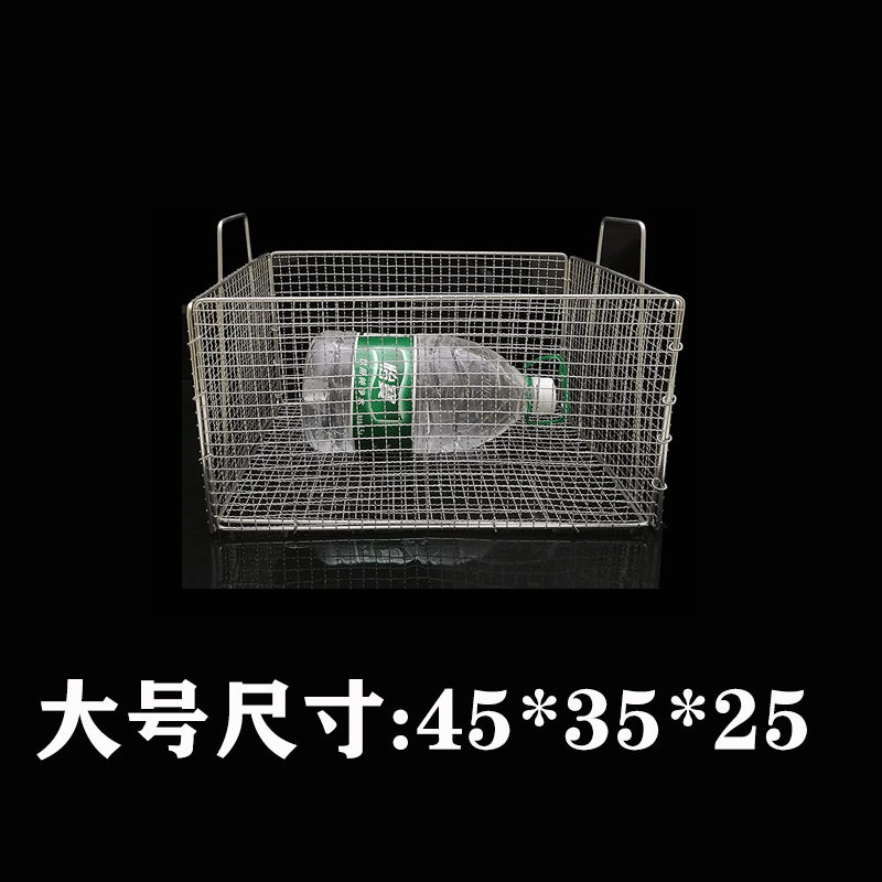 ステンレス製朝食用揚げパンバスケット、油切りバスケット、油切りフィルター、業務用揚げバスケット、油切りツール、正方形Lサイズ|undefined