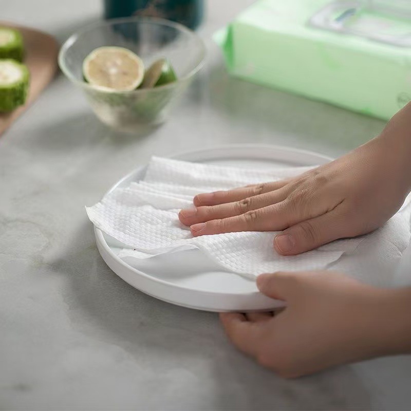 Toallitas de limpieza de cocina para aumentar el grosor de los artículos de papel desengrasado doméstico de toallas desechables fabricantes de venta directa
