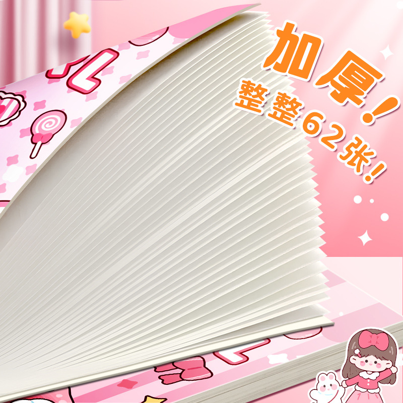 Cuaderno de notas de bobina b5 de color real simple en espiral de viento lindo dibujo animado a5 libro panda capibara