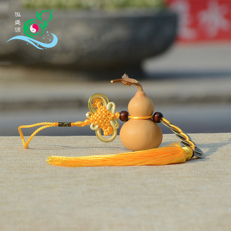 Hulu Pendant Five Emperors Coins Hulu Engraving Peace Fortune Home Decor Craft Small Hulu Shelf Accent