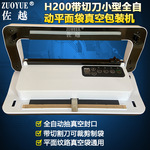 H200带切刀小型全自动平面袋真空机 光面袋食品抽真空封口包装机