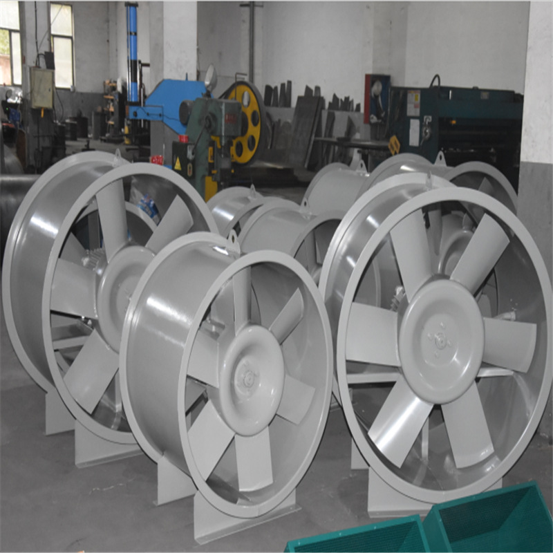 轴流式消防排烟风机地下车库通风系统HTF(A)-I-8 4P/7.5kw