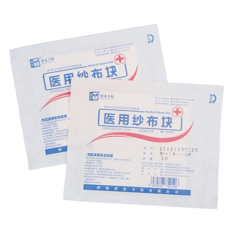 Одноразовые медицинские стерильные марлевые блок больница бинт абсорбент марлевый рулон ватным тампоном медицинский зажим хлопчатобумажная пряжа оптом