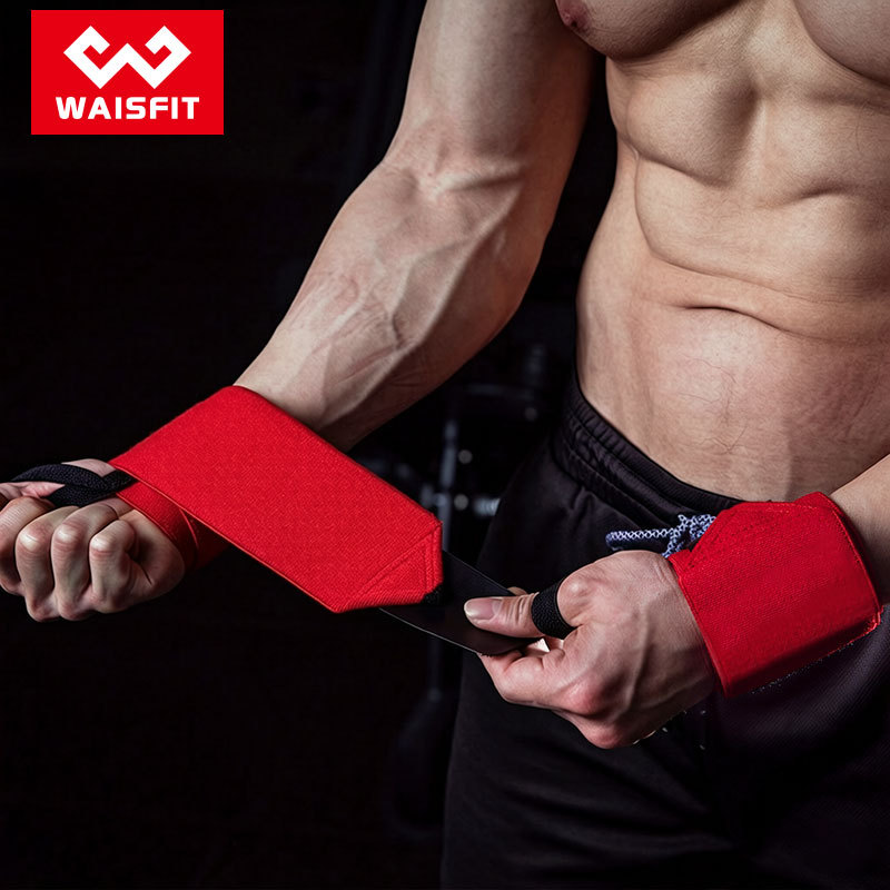 Levantamiento de pesas deportes fitness nuevo estilo americano transfronterizo de protección de fitness vendaje nylon cuerda protección de la muñeca