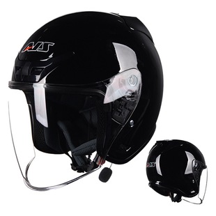Ai Shi motorcycle helmet men's and women's half helmet cover personality cool Four Seasons electric car safety helmet universal Four Seasons warm