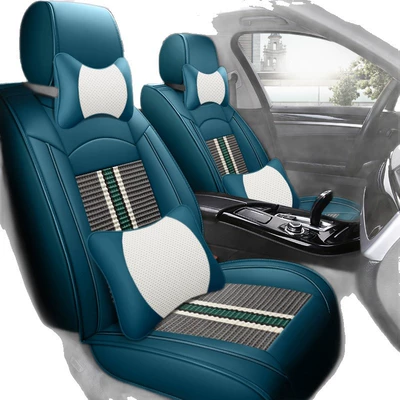 Leather and Fabric Seat Cover, Summer — Four Seasons Pad