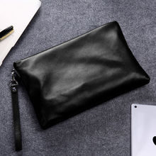 手包男士手拿包2025新款商务皮包信封软皮手抓包男夹包休闲男包潮