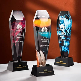 水晶工艺品;奖杯;木质工艺品