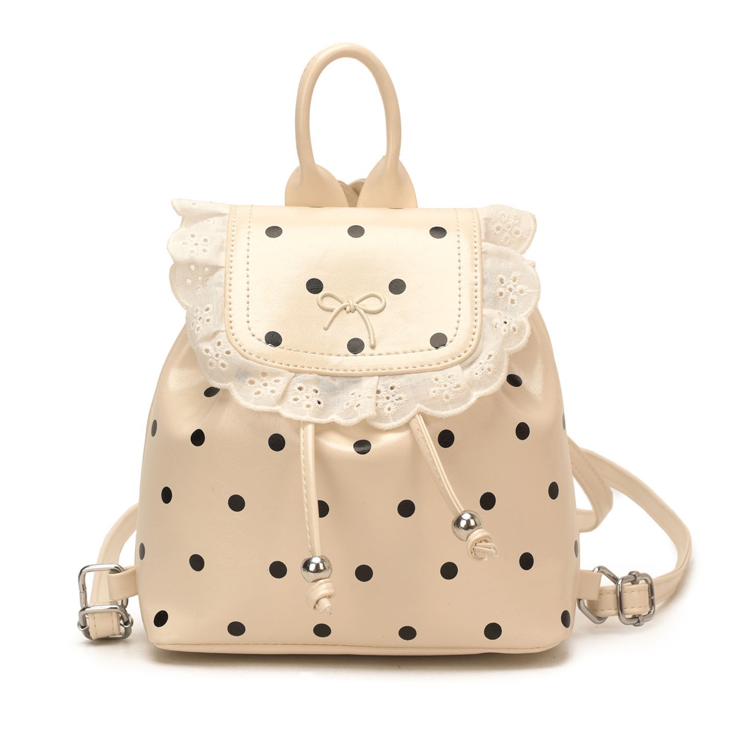 Mochila escolar para mujeres ins super-fuego mochila de moda mochila de estudiantes chicas adorable punto de onda viento nuevo 2026 encaje