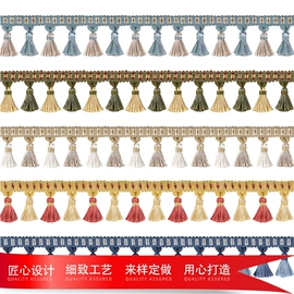 流苏、穗;花边