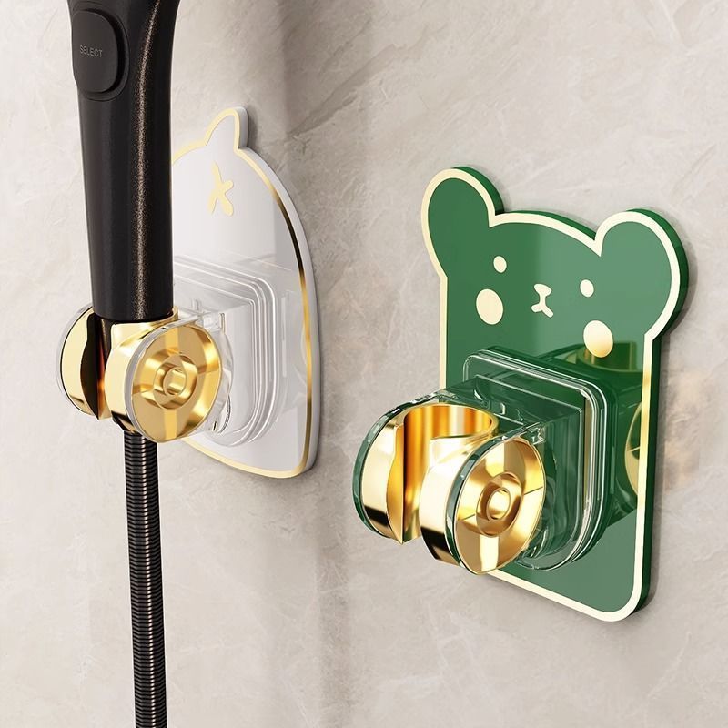 Shower bracket non-perforated bathroom shower fixing artifact adjusting nozzle hook base accessories waterproof strong