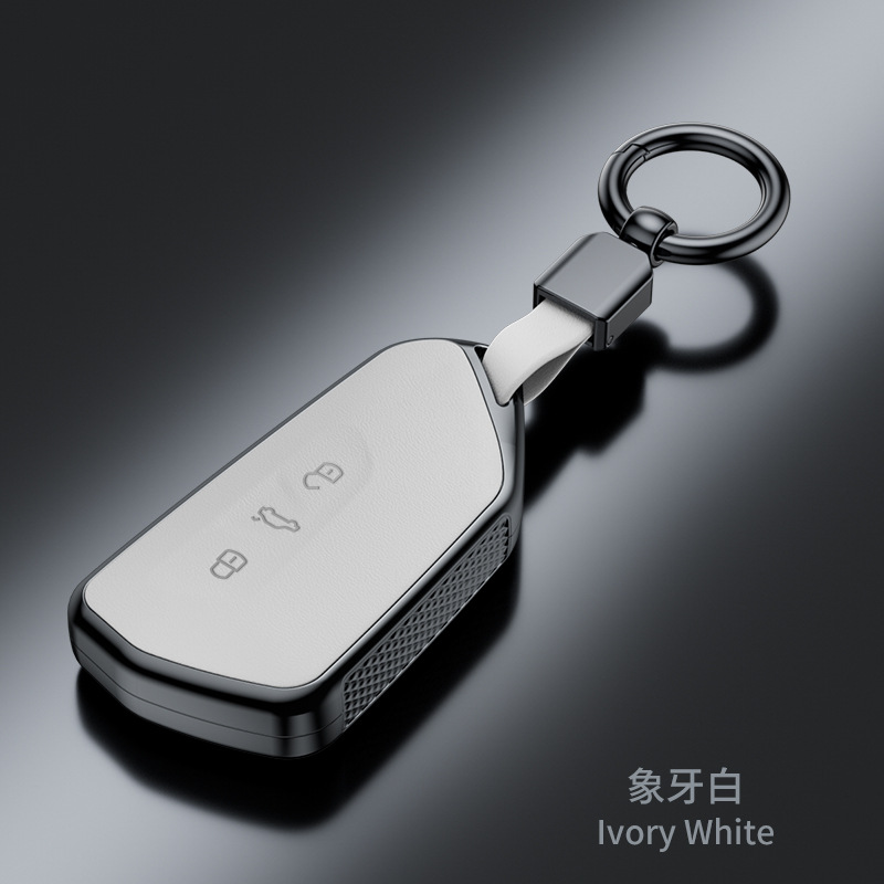 SuitabLe for VoLkswagen Sagitar Tiguan L Lavida Santana Bora Tanyue Passat Nappa Pattern FashionabLe Key Cover