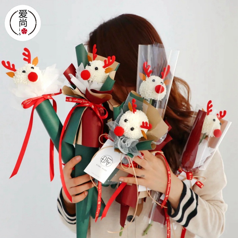 Christmas cartoon materials set for ping pong