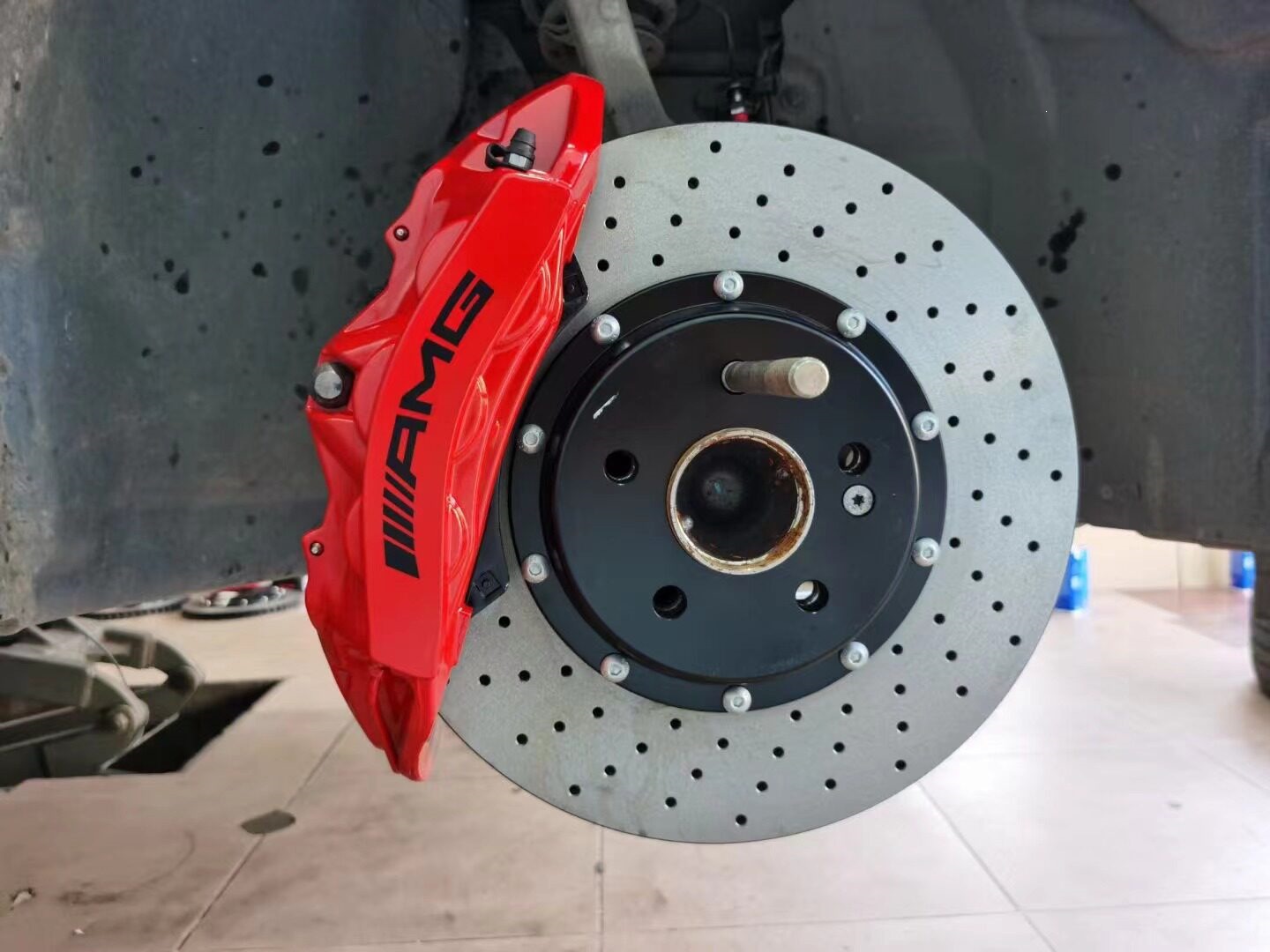 Suitable for Honda Civic, Accord, Crown, Haoying, Odyssey, Jade, and Elysion Tenth-Generation Models, Brake Caliper Upgrade Modification