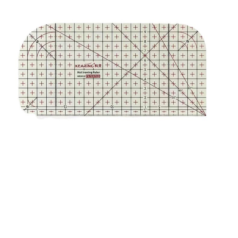 Regla de alta temperatura de keling resistente a altas temperaturas medidor de planchado regla de planchado costura medidor de planchado regla de ropa regla de patchwork hierro