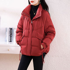 羽绒服女短款2024年冬季显瘦小个子保暖百搭面包服外套潮加厚保暖