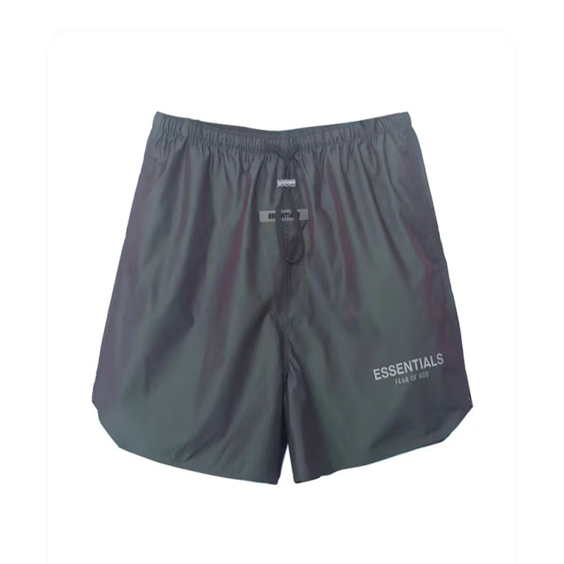 夏薄いフォグ ESSENTIALSZONE ナイロンショーツ反射男性と女性の同じスタイルのカップルの 5 分パンツトレンディなブランド|undefined