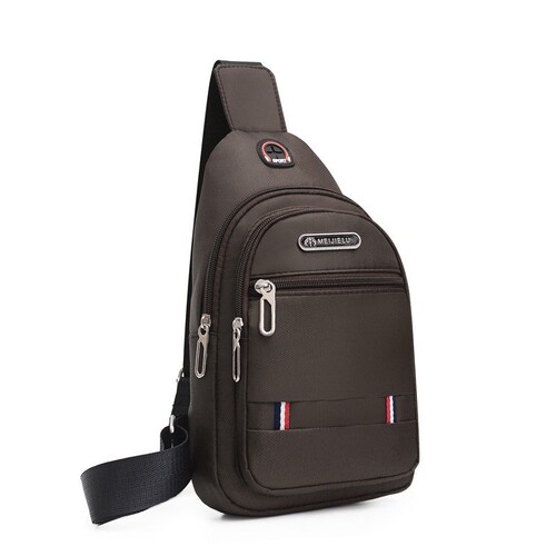 Foreign trade men's new multifunctional Oxford cloth chest bag crossbody small shoulder bag Korean style casual men's shoulder bag manufacturer wholesale