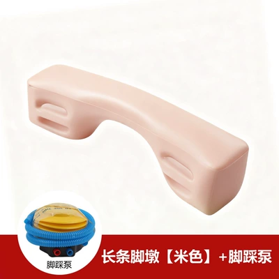 Bed, Rear Seat Gap Filler, Other Automotive Interior Supplies - long-bench-footrest-beige-foot-pump