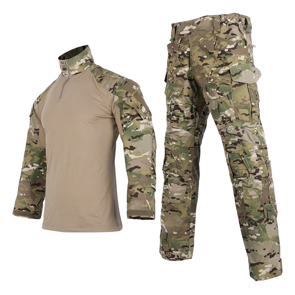 G3 Combat Frog Suit – Tactical Training Uniform, Elastic & Breathable, Camo/Black/Ranger Green, Sizes XS-XXXL_voghion.com