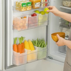 冰箱侧门收纳盒分装整理神器内侧保鲜食品级侧面储物门上盒子厨房