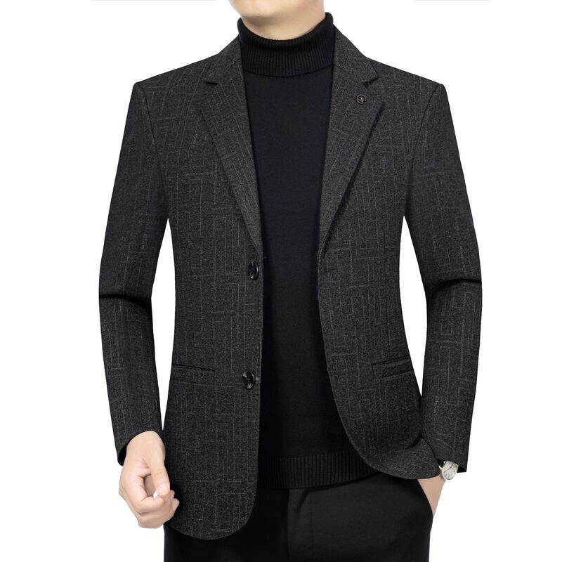 Pildan spring and autumn casual suit for young men, slim-fit business suit, wrinkle-resistant, Korean-style trendy outerwear