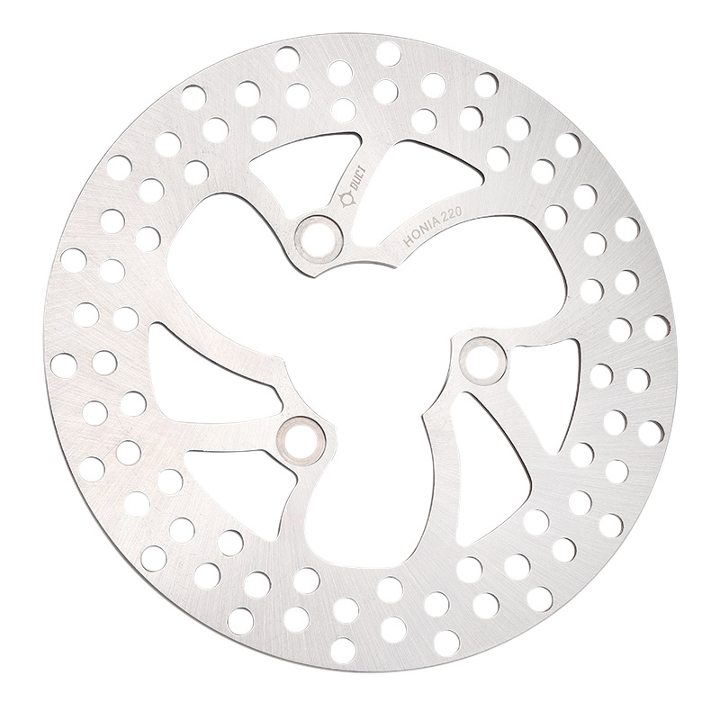 Genuine Stinger Forged Steel Fixed Disc Brake for Niu 9 Modified Electric Motorcycle, High-Temperature Resistant, Laser-Cut 220mm