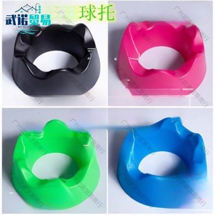 Football basketball rugby show ball holder ball holder round base ball bracket ball display table opening Rack