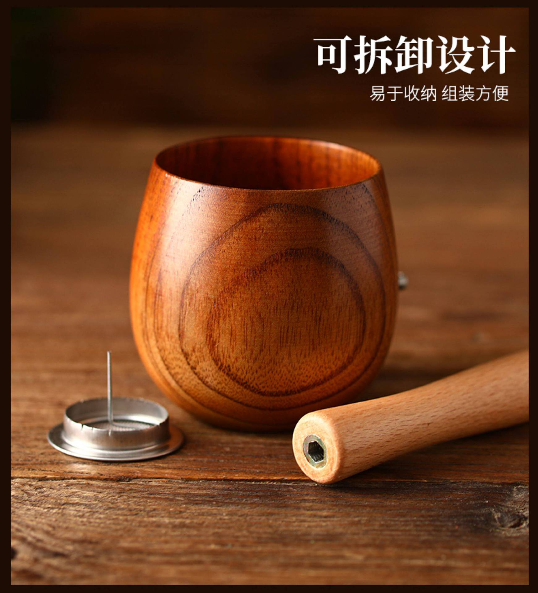 Handheld Moxa Stick Burner Box Wooden Moxibustion Tool with 108 Aged Moxa Cones for Body Warming specifications