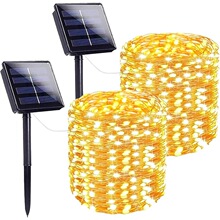 D 30923 Solar LED String Lights Outdoor Garden ̫����ͭ�ߵ�