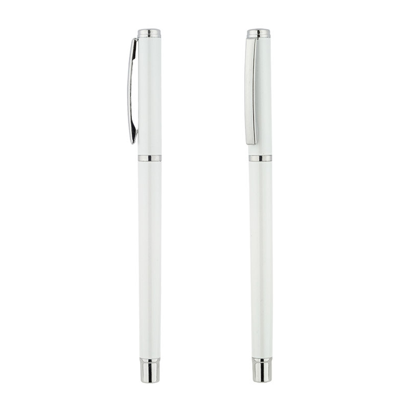 Gel Pen publicidad láser logotipo promoción metal firma comercial pluma de agua oficina papelería imprimible letras láser