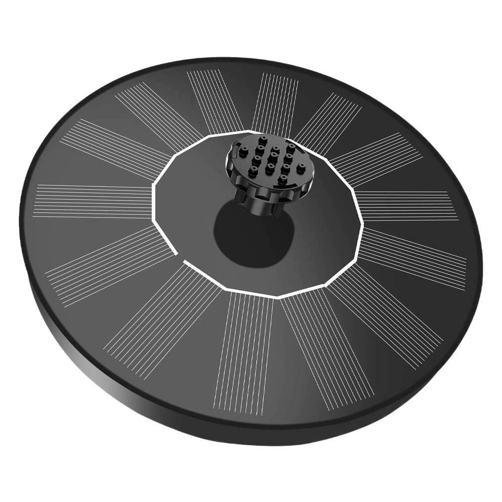 Солнечный фонтан Кислородный насос Рыбный бассейн Красочный свет Автоматический распылитель воды Плавающая водяная подвеска Небольшой водяной насос Пейзаж Открытый фонтан