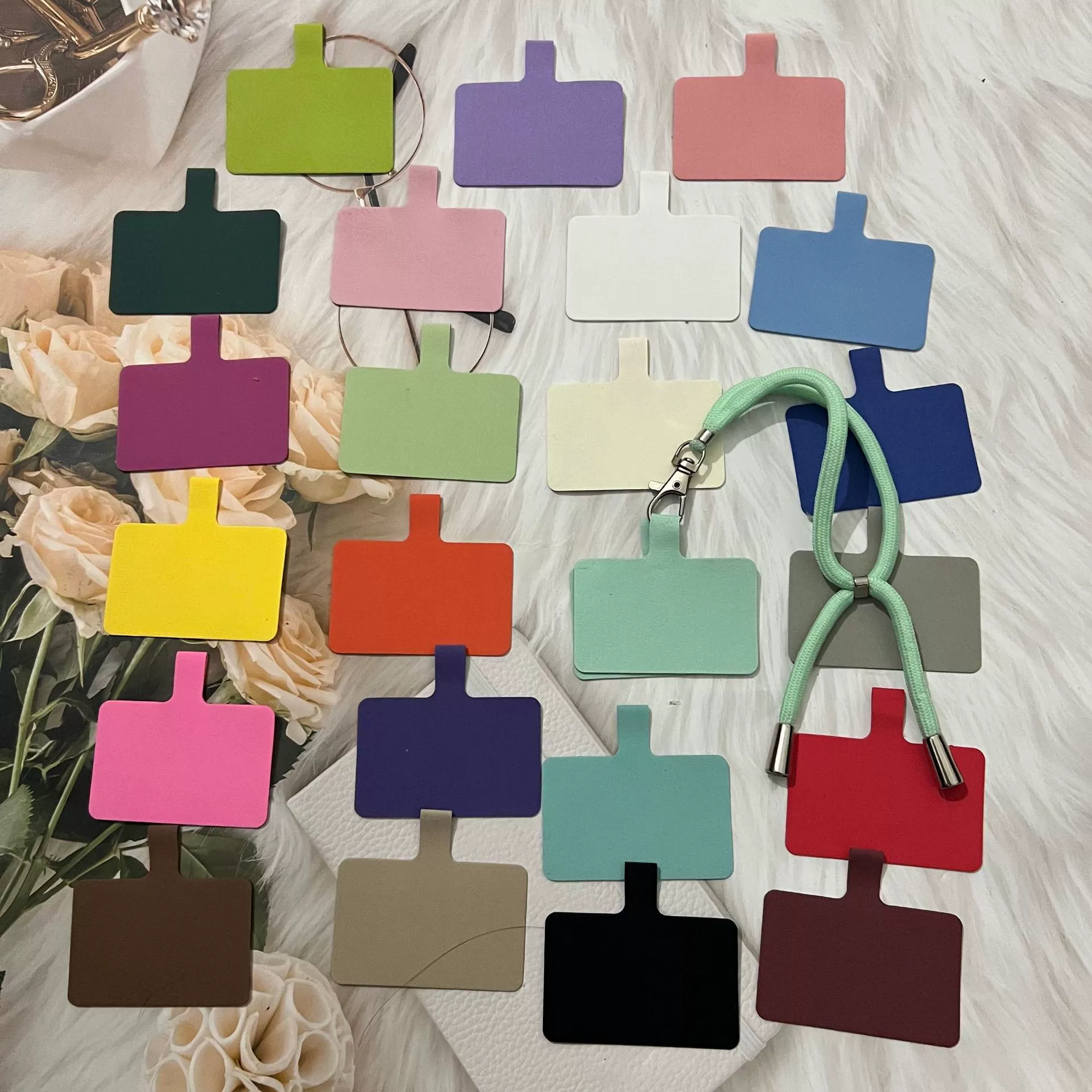 Подвесные шнуры для мобильных телефонов Подвесные шнурки Подвесные шнурки Подвесные шнурки регулируемые наклонные чехлы для мобильных телефонов Универсальный шнур для защиты от потери