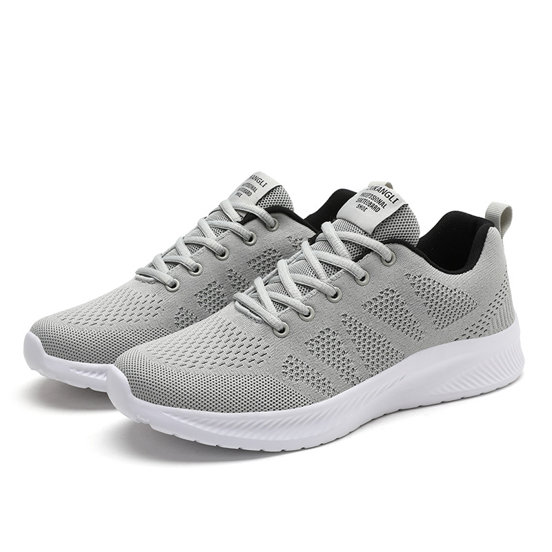 Verano nuevo Amazon hombre zapatos de carrera transpirables suaves zapatos deportivos ligeros amortiguadores zapatos de pareja en stock