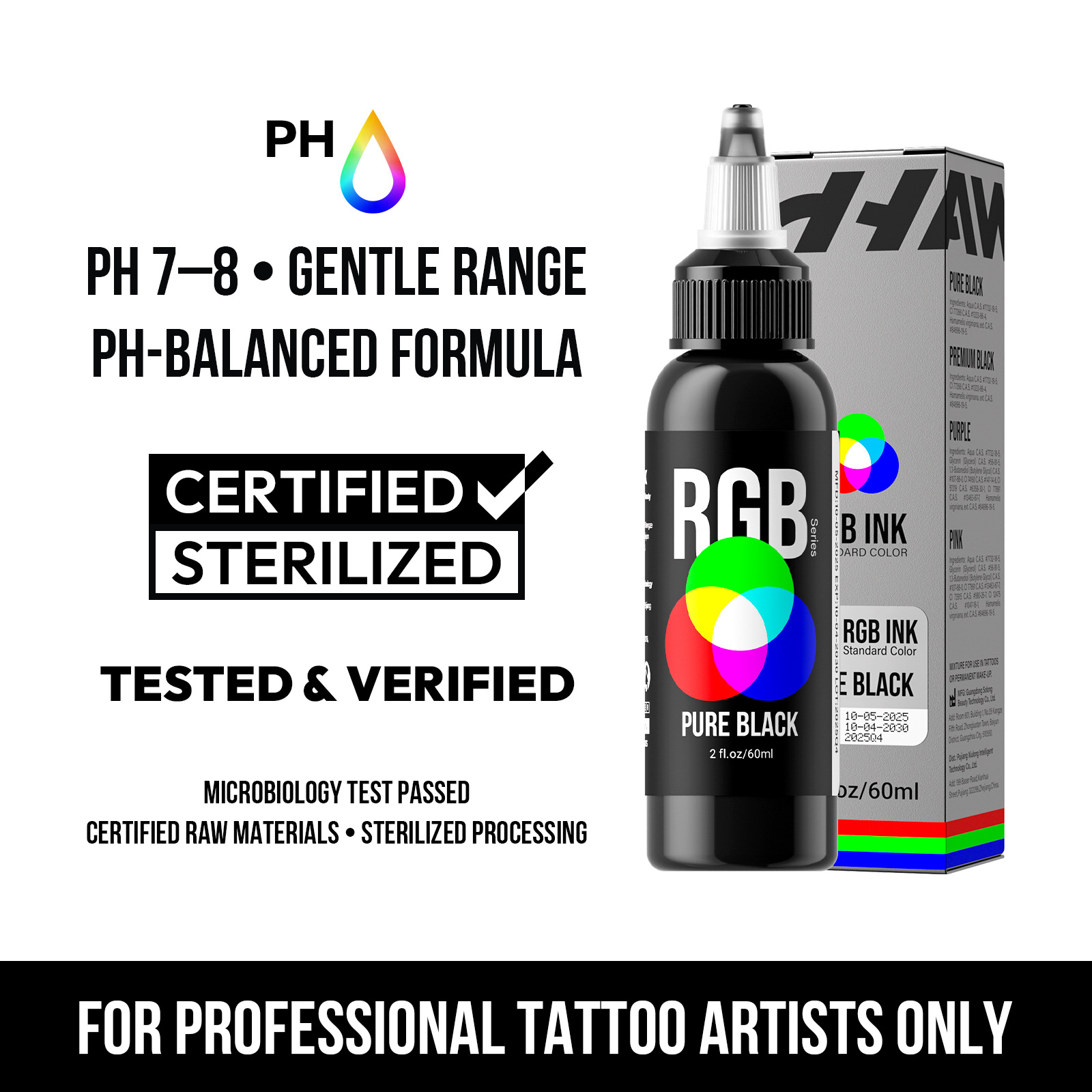 Long Reach de alta calidad tinta de tatuaje 60ml tinta de tatuaje profesional tinta de tatuaje tinta de tatuaje