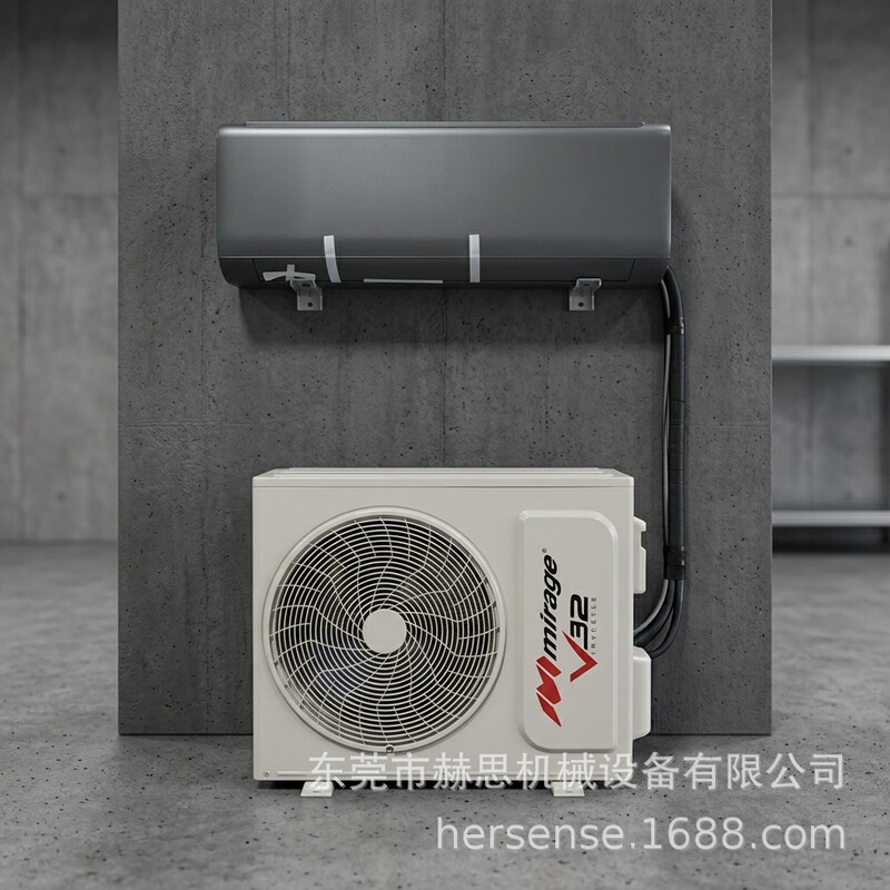 Exported High-End Black Inverter Wall-Mounted Air Conditioner for Everyone to Use, 220V/110V60Hz Airconditioner