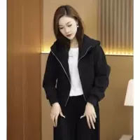Популярная в TikTok китайская хлопковая куртка в стиле Chanel для женщин, осень 2024 года, популярный в этом году новый стиль для миниатюрных толстовок.