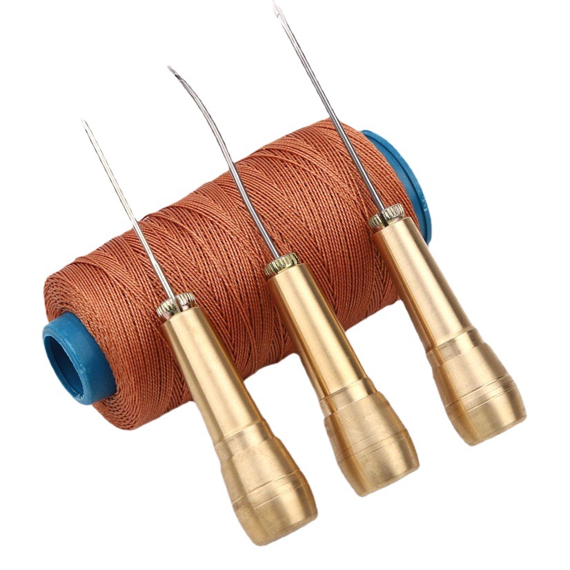 Juego de herramientas para reparación de calzado con gancho, punzón, aguja, accesorios para ganchillo, punzón doméstico tradicional hecho a mano y juego para atar cordones de zapatos