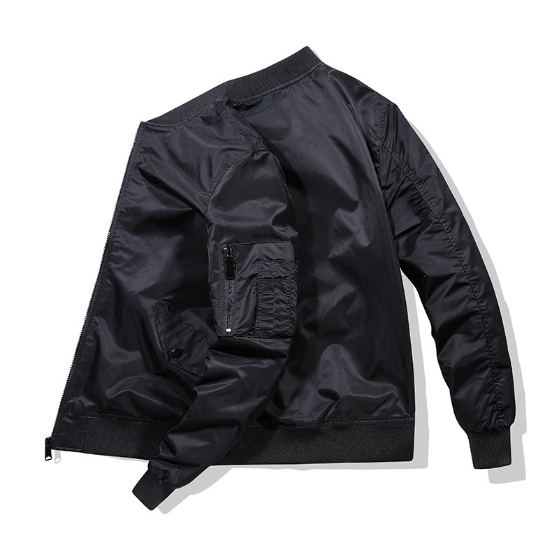 Air MA1 pilot mænds plus size løs afslappet baseball efterårsjakke_voghion.com