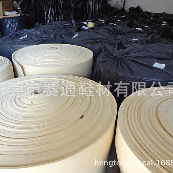 厂家直销土黄色回力胶海绵 厚度足 码数足 5MM弹性好回力绵