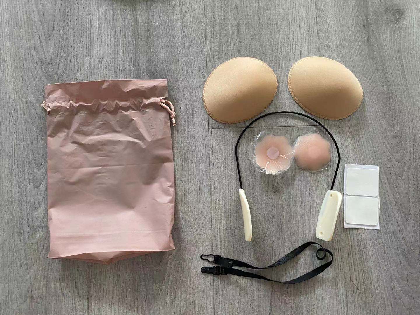 Frontless Bra防外扩文胸 副乳聚拢胸贴塑型深V文胸-阿里巴巴