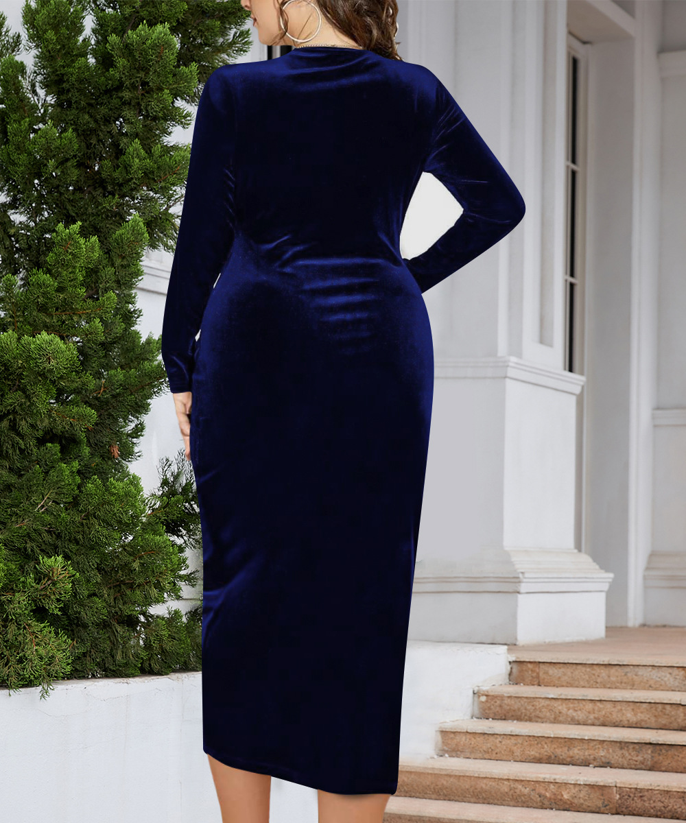 469g Weight Midi Dress Dress Length Type Long Sleeve Sleeve Length Regular Dress Dresses Type Regular Sleeve Sleeve Type Spandex, Polyester Fabric Type Mid Waist Waist Line Banquet, Cocktail Party Occasion V Neck Neckline Regular Fit Fit Type Solid Color Pattern Spring, Autumn Season Elegant, Modern Style Style Wholesale Elegant Modern Style Solid Color Banquet Cocktail Party V Neck Long Sleeve Regular Dress 6