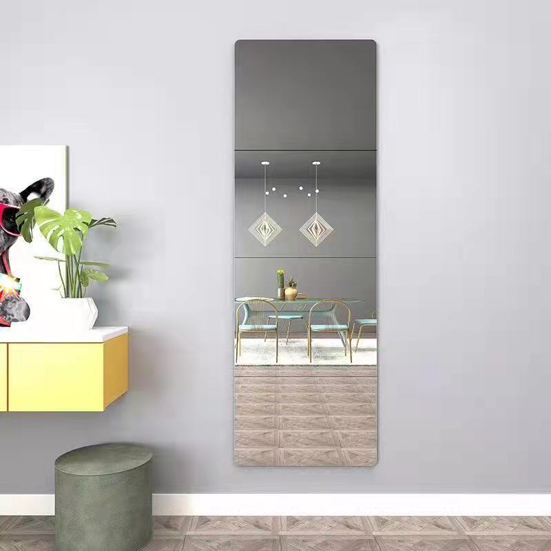 Self-adhesive Wall Mirror Oval Acrylic Waterproof Bathroom Decor_voghion.com