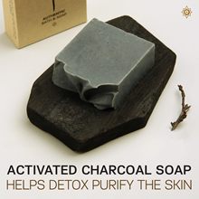 外贸精油手工皂竹炭香皂古法冷制皂活性炭皂120g肥皂竹炭清洁皂
